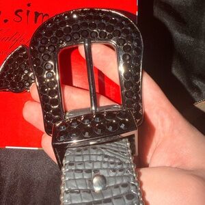 B.B. Simon Lavasan Jet Black Belt